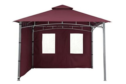 tepro Side Panel Set for Lehua Gazebo and Waya Gazebo Burgundy 2 Side Panels