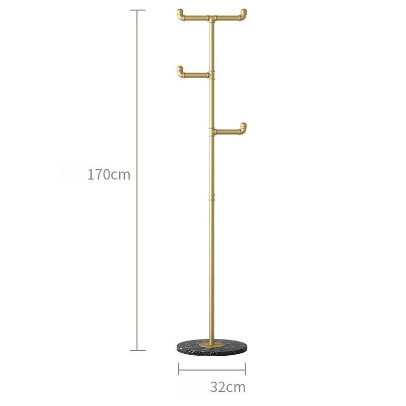 maozi Coat Hanger Floor Bedroom Coat Hanger Marble Home Creative Coat Hanger Living Room Hanging Bag Rack (Color : Argento, Size : 170 * 32cm)