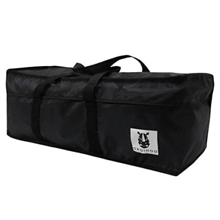 Orqihod Outdoor Cushion Storage Bag Waterproof, Extra Large Bag for Outdoor Cushions 420D Heavy Duty Garden Furniture Cushion Storage Bags with Z