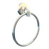 Agua Accessories Towel Ring for Hanging Towel Hanger, Towel Holder Wall Mounted for Bathroom & Kitchen Bathroom Accessories Chrome 12 Years