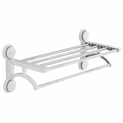 RSOCHS Towel Rack Towel Bar with Hook Angle Hand Towel Rack, Bathroom Towel Hanger with Single Robe