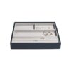 Stackers Dove Grey & Rose Classic Medium Jewellery Box Ring/Bracelets Layer