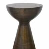 ASPECT Aluminum Side Table, Light Brass, 31.5 Dia x43(H) cm