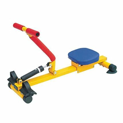 EKJNFDK Children's Rowing Machine Household Rowing Machine Home Gym Fitness Equipment Children, Single-track Hydraulic Resistance Exercise Equipm