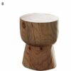 GELISURE Stools Footstool Step Stools Nordic Natural Log Pier Solid Wood Stool Creative Stool Change Shoe Bench Tea Table Stool Tree Stump Wooden