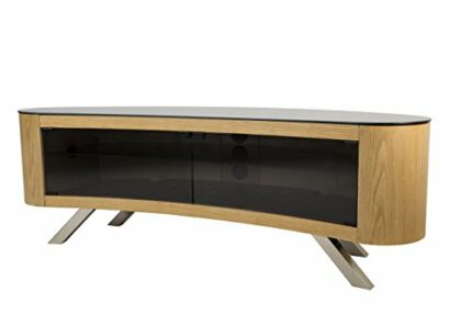 AVF Bay Curved TV Stand in Oak