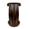 DISHENGZHEN Wooden Wine Rack Barrel, Free Standing With Top, 8 Bottle Wooden Wine Rack Table Top Wine Rack, Oak Effect Storage, Gift For Wine Lov