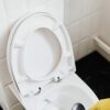 GLADFRESIT Toilet WC Seat Buffer Set, Toilet Seat Bumper, Noise Dampening Bumpers, Gasket Toilet Seat Buffer Set, Universal Toilet Bumper, Replac