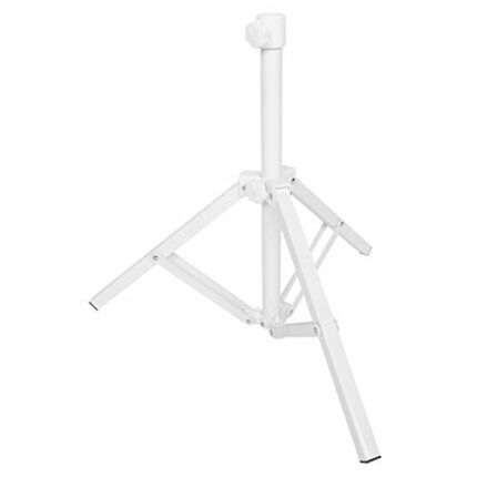 Jenngaoo Beach Umbrella Stand, Foldable Adjustable Portable Triangular Iron Sun Umbrella Stand Umbrella Beach Holder Metal Base for Garden Campin