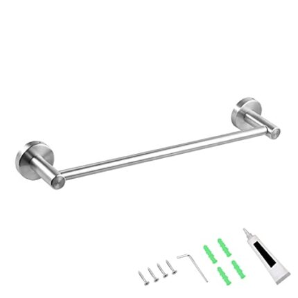Towel Rail, 304 Stainless Steel 40 cm Towel Holder, for Kitchen, Bathroom, Hotel