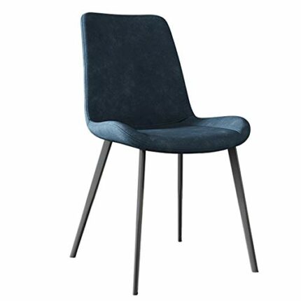 dining chair Kitchen Dining Room Furniture Chairs Matte Suede Leather Dining Chair with Backrest Water Proof PU Leather Lounge Side Chair Living