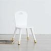 ATMOSPHERA Chair White, Wood, L. 28 x l. 50 x H. 28 cm