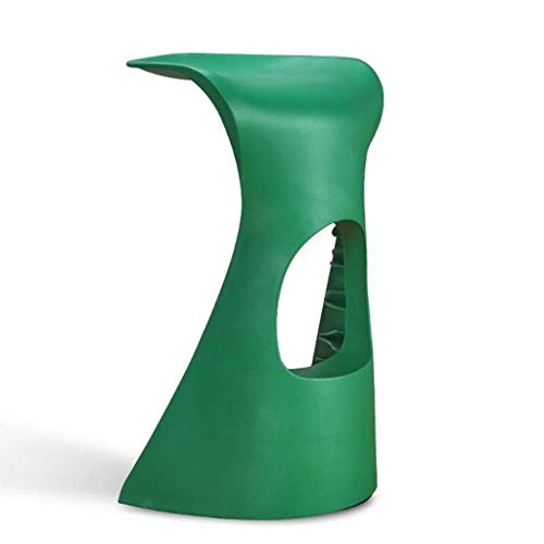 SDFGH Nordic Light Luxury bar Chair Simple net red bar Stool Front Desk Cafe Restaurant Leisure Back high Stool (Color : Argento)