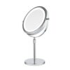 Nicesail Higher Taller Tabletop Makeup Mirror of 8 Inch, 5X Magnified Makeup Mirror Countertop Standing, Height Adjustable, Double Sided Mirror i