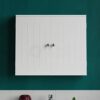 Bath Vida Double Door Wall Mounted Bathroom Cabinet, Wood, White