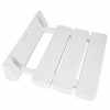 Wall Mount Shower Chair Stool, Aluminium Alloy Wall Mount Bath Stool Bench for Bathroom, 130Kg Load