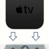 APPLE TV 4th / 5th GEN, (Wall / TV) Bracket Mount : BLACK
