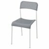 Ikea ADDE chair, grey/white