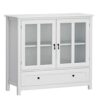 N/A Rolling Kitchen Trolley Island Cart Wood Top Storage Cabinet Utility With/Drawers For Living Room