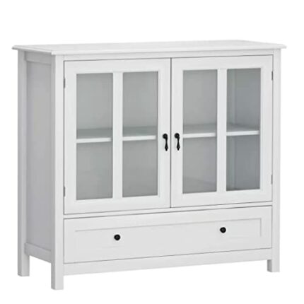 N/A Rolling Kitchen Trolley Island Cart Wood Top Storage Cabinet Utility With/Drawers For Living Room