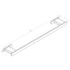 Agua Accessories Towel Rails Wall Mounted 48cm, Stainless Steel Towel Rack Hanging Cloths for Bathroom, Chrome Kitchen Towel Holder Bar is Hand T