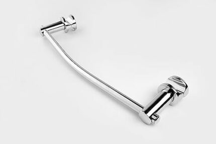 Manissa Chrome Curved Towel Hanger/Towel Bar Towel Rail Accessory
