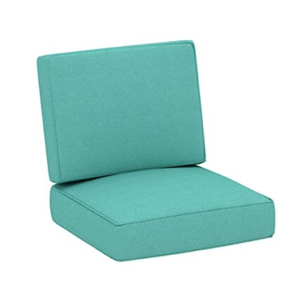 Creative Living Grenada for Outdoor Sectional, 2 Piece Set, Teal 6 Pound