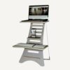 HumbleWorks. Stan-1 (Natural Wood). Ergonomic, height-adjustable standing desk. Standup Desk, Standing desk converter for Home Office, supports l