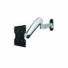 Newstar FPMA-W955 TV/Monitor Wall Mount (Full Motion & gas spring height adjustable) for 10"-30" Screen - Silver