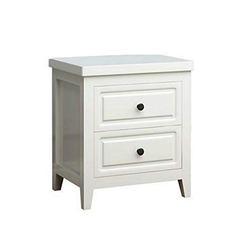 JYDQM Locker Cabinet Solid Wood Bedside Table, American Country Style Furniture Simple Bedside Table