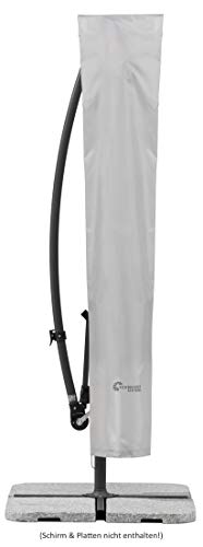 Schneider protective cover for cantilever umbrellas, silver-gray, up to 300 cm Ø (without rod)