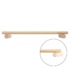 TBIIEXFL Towel Paper Toilet Mount Wooden Simple Shelf Stand Hanger Roll Rod Storage Bar Hooks