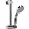 Croydex AM169341 Essentials Three Function Shower Set includes Handset/ Hose/ Riser Rail, Chrome , 69.4 x 16.2 x 5.8 cm