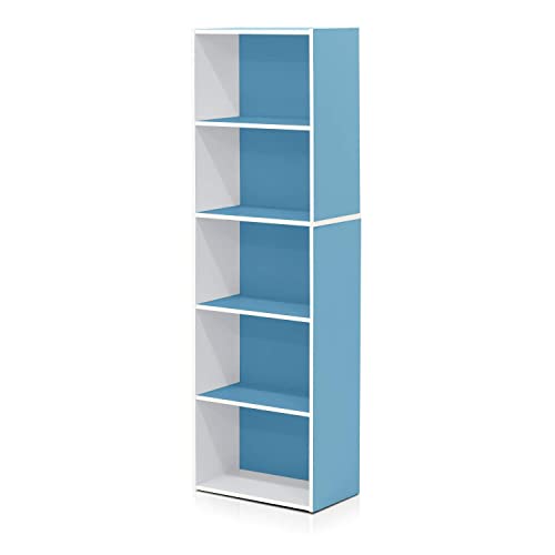Furinno Luder Bookcase/Book/Storage, 2-Tier, White