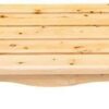 taimowei Heavy Duty Bath Stool Wooden, Shower Stools Solid Foot Stool Bench Antiskid Stable for Bathroom Max 150 Kg 25 * 13 * 6Inch,Household Goo