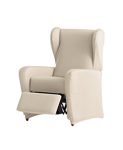 Eysa Ulises Elastic Relax Sofa Cover, Ecru-60x90 cm