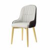 dining chair Kitchen Dining Room Furniture Chairs Modern PU Leather Design Dining Chair Soft Padded Seat Office Lounge Chair Reception Chair (Col