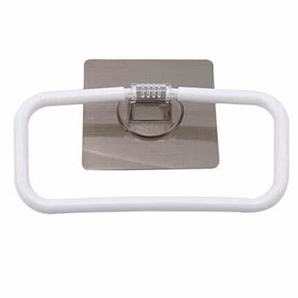 SMLJLQ Home Storage Suction Cup Wall Hanger Durable Storage Rack Bathroom Towel Rack Bathroom Organizer Punch-free Holder