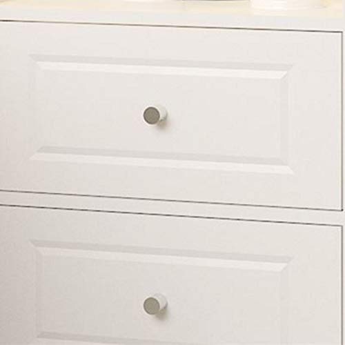 LUKEO Simple Bedroom Locker with Drawers, Wooden Bedside Table Simple Bedside Table