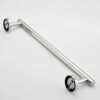 Hallyware Round Base Single Towel Bar SUS 304 Stainless Steel 60 cm/24 inches Towel Rails Rack for Kitchen and Bathroom Wall Mounted,Mirror Polis