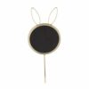 QUANJJ Handheld Makeup Rabbit Ear Design Portable Round Cosmetic Small Cosmetic Vanity Makeup Supplies Accessories For Women
