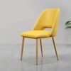 dining chair Office Reception Chairs Business Dining Chairs Set Kitchen Dining Chairs Set of 2, Counter Corner Kitchen Chairs with Gold Metal Leg