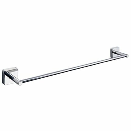 Kapitan Quattro Towel Bar Rail - 60 cm / 23.62 inches, Stainless Steel Square Style Kitchen Rack AISI 304 18/10, Polished Finish, Wall Mounted 3M