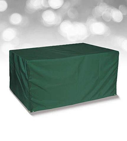 Bosmere Simply Cover 4 Seat Rectangular Table Cover, Bramble (Green), L350