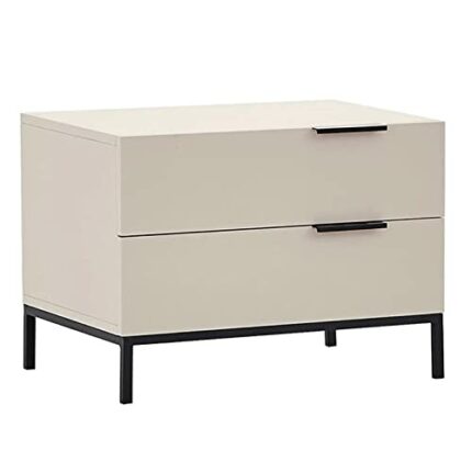 Nightstand With 2 Drawers Bedside Table Luxury Fashion Style Bedside Cabinet For Home Bedroom Hotel Bedside Dresser