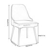 dining chair Kitchen Dining Room Furniture Chairs Kitchen Dining Chairs Set Of 4 Living Room Chairs with Metal Legs Velvet Seat and Backrests,Mod