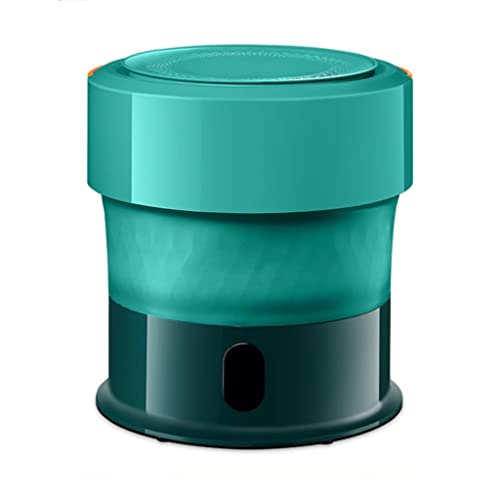 XYZMDJ Convenient Folding Washing Machine Household Mini Dryer Panties Clothes Small Socks (Color : Green)
