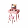 DINGZZ Nordic Dressing Table Bedroom Economy Type Simple Floating Window Small Apartment Multi-functional Makeup