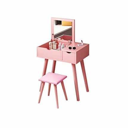 DINGZZ Nordic Dressing Table Bedroom Economy Type Simple Floating Window Small Apartment Multi-functional Makeup