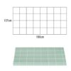 32nd PEVA Easy Clean Wipeable Check Pattern Tablecloth Cover, Suitable for Indoor and Outdoor Use (137cm X 180cm) - Teal Check